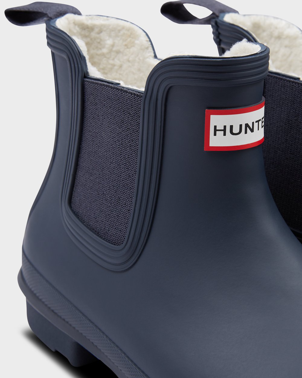 Hunter Mujer Original Insulated - Botas Chelsea Azul Marino - 174-YKOFMP